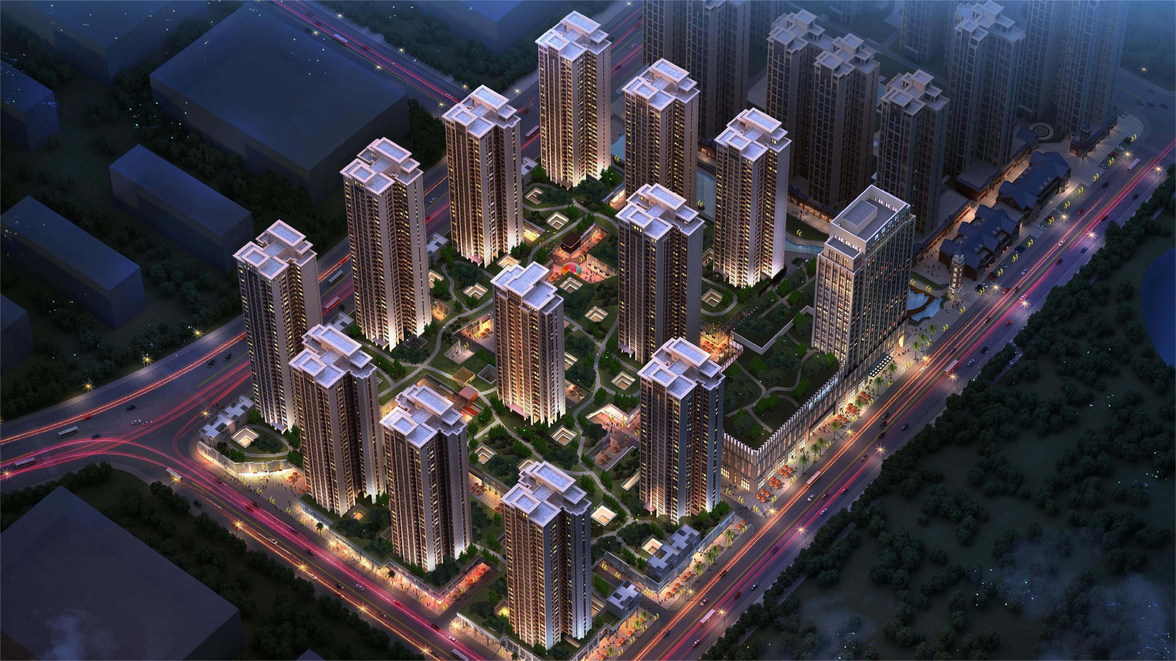 鼎盛·中央城南區（二期）鼎盛中心（商業MALL+公寓）